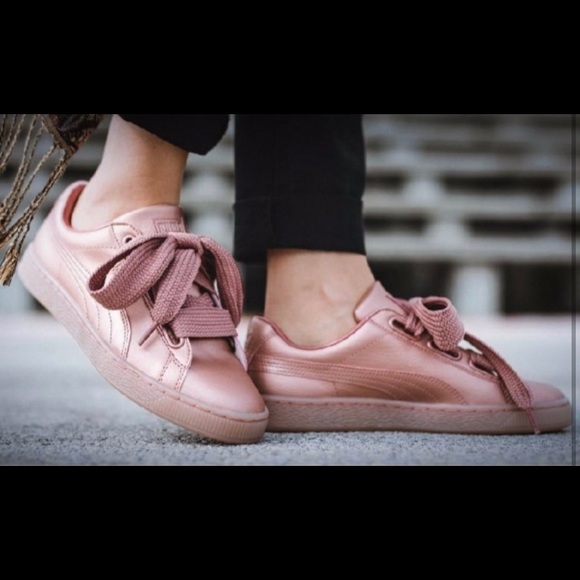 Puma Basket Heart Trainers - Picture 2 of 7